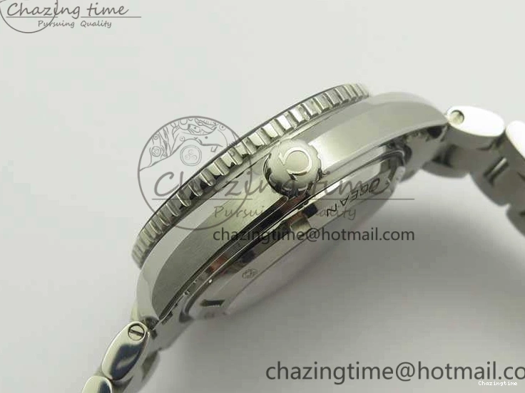 0718 Durable Planet Ocean Professional Ceramic Bezel 42mm 1:1 MK Best Edition Silver Markers On SS Bracelet A 8085